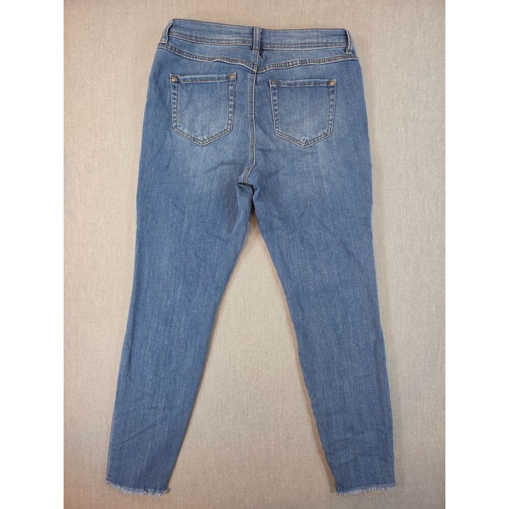 Workshop Republic Clothing Women’s Size 10 Heart Distressed Skinny Jeans - Picture 2 of 8